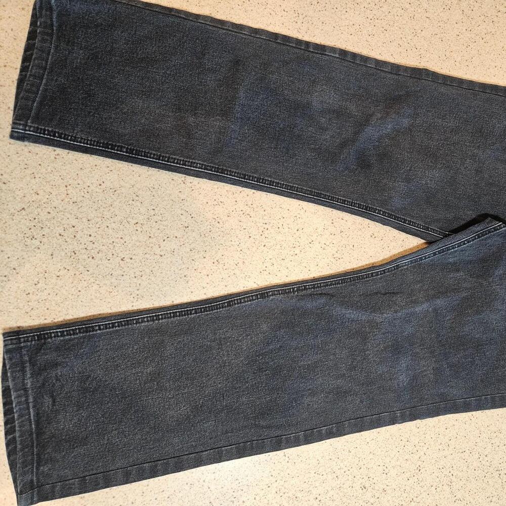 Black straight leg lapg mens
